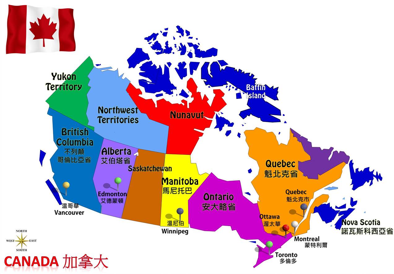 谷歌加拿大地图中文版图片